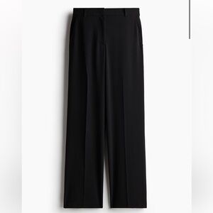 H&M Women’s STRAIGHT-LEG DRESS PANTS BLACK